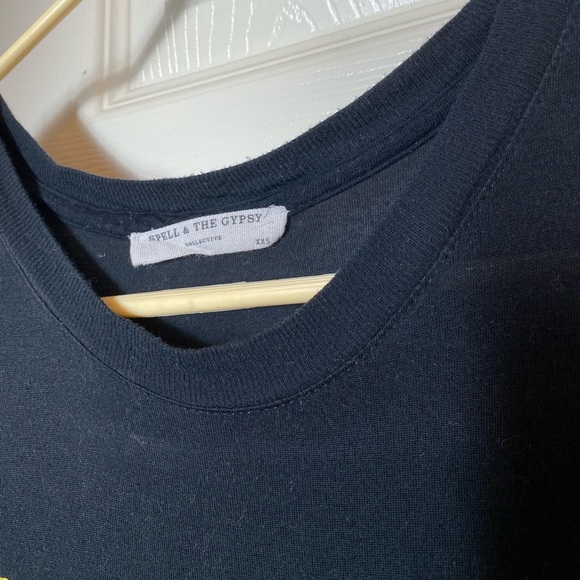 💥HOST PICK!!!💥 Spell Wild Child black tank top muscle tank - Picture 8 of 8